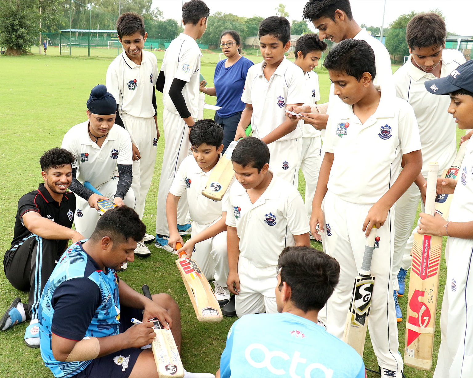 Inspiring Young Cricketers At Delhi Capitals Cricket Academy