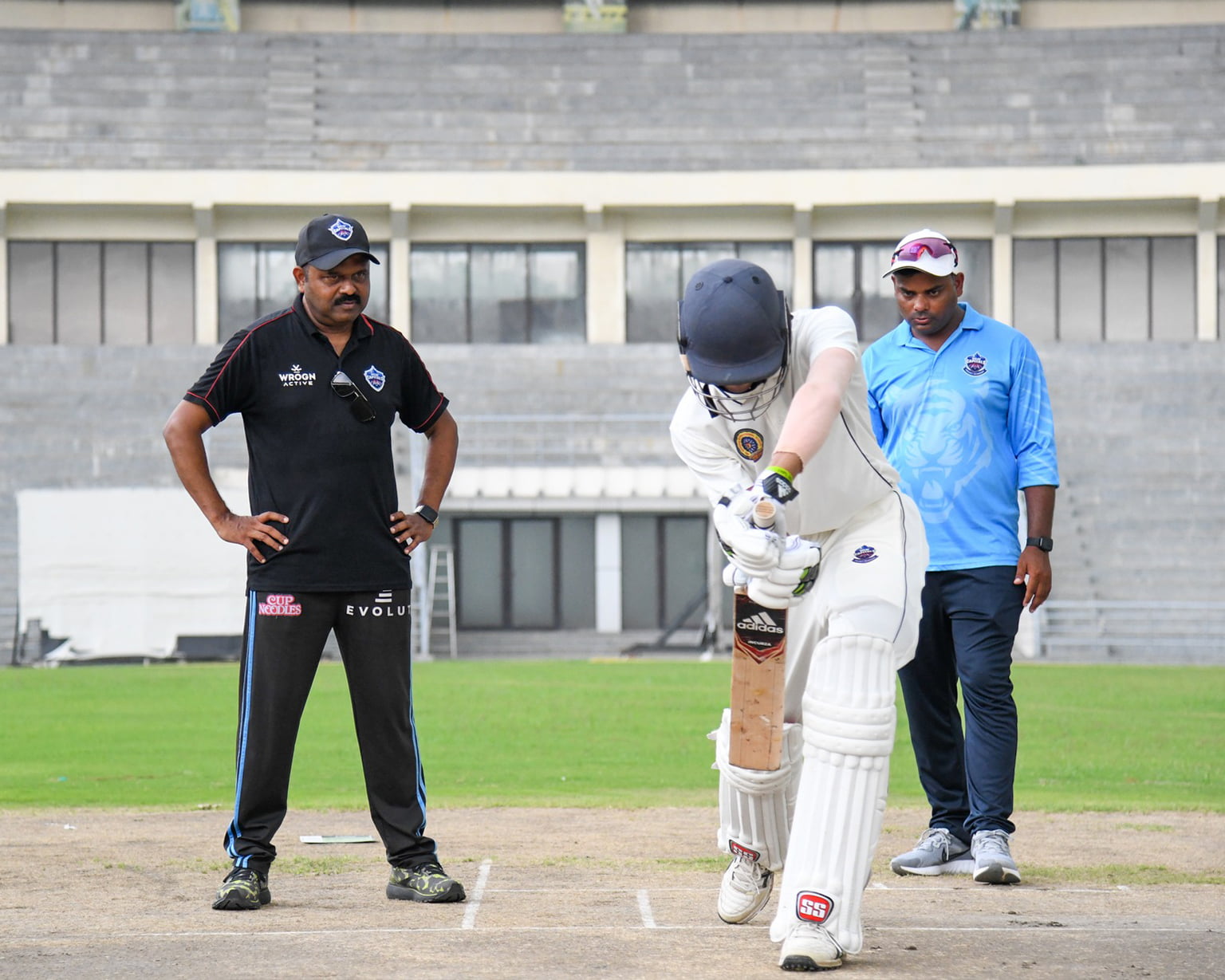 Dedicated Coaches Guiding Young Cricketers At Delhi Capitals Cricket Academy